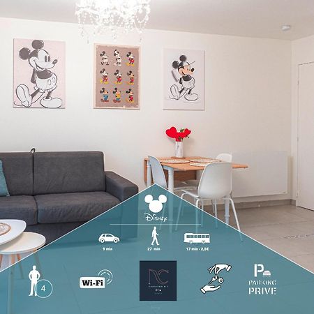 *Disneyland-Paris* 4Pers, Parking, Wifi Chessy  Exterior foto